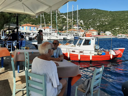 iding around in the peninsula, here an afternoon stop in AGIA KYRIAKI on the south point of Pelion-Trikeri peninsula